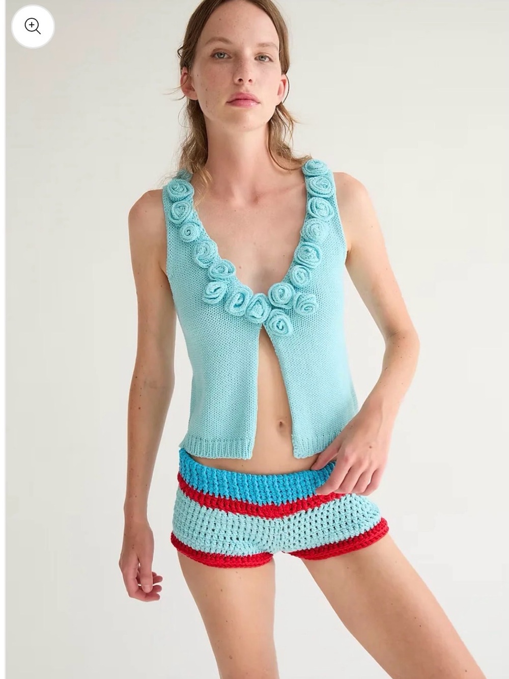 Tach brunilda knitted top NWT